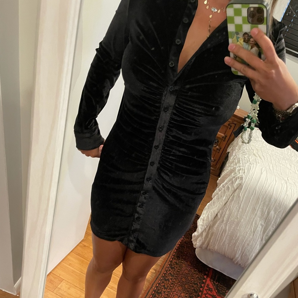 Black velvet With Jean dupe